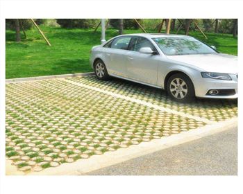 现浇植草地坪与传统植草砖的区别